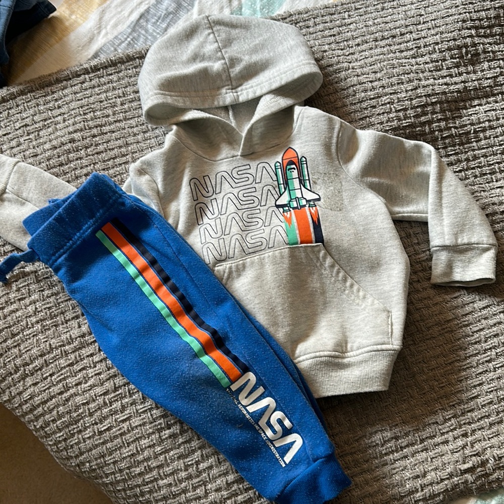 NASA hoodie and jogger pants